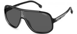 Sunglasses - Carrera - CARRERA 1058/S - 08A (M9) BLACK GREY // GREY POLARIZED