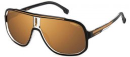 Sunglasses - Carrera - CARRERA 1058/S - 2M2 (YL) BLACK GOLD // GOLD MIRROR POLARIZED