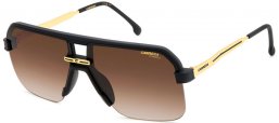 Lunettes de soleil - Carrera - CARRERA 1066/S - 003 (86) MATTE BLACK // BLACK BROWN GRADIENT GREEN ANTIREFLECTION