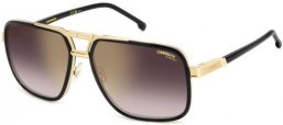 Lunettes de soleil - Carrera - CARRERA 1071/S - LGD (YK) BURGUNDY BLACK // BURGUNDY GRADIENT GOLD MIRROR