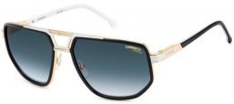 Sunglasses - Carrera - CARRERA 1072/S - 80S (08) BLACK GOLD // DARK BLUE GRADIENT