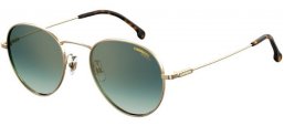 Sunglasses - Carrera - CARRERA 216/G/S - 000 (EZ) ROSE GOLD // GREEN GRADIENT SILVER MIRROR