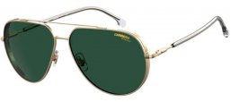 Sunglasses - Carrera - CARRERA 221/S - LOJ (QT) ROSE GOLD CRYSTAL // GREEN