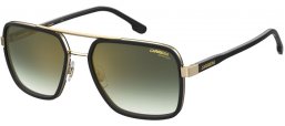 Sunglasses - Carrera - CARRERA 256/S - RHL (D6) GOLD BLACK // GREEN GRADIENT MIRROR GOLD ANTIREFLECTION