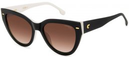 Gafas de Sol - Carrera - CARRERA 3017/S - 80S (HA) BLACK WHITE // BROWN GRADIENT