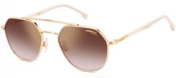 Lunettes de soleil - Carrera - CARRERA 303/S - VVP (YK) GOLD IVORY // BURGUNDY GRADIENT GOLD MIRROR