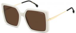 Lunettes de soleil - Carrera - CARRERA 3070/S - SZJ (70) IVORY // BROWN