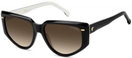 Gafas de Sol - Carrera - CARRERA 3082/S - 80S (HA) BLACK WHITE // BROWN GRADIENT
