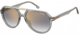 Lunettes de soleil - Carrera - CARRERA 315/S - KB7 (FQ) GREY // GREY GRADIENT GOLD MIRROR