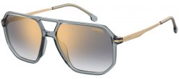 Sunglasses - Carrera - CARRERA 324/S - KB7 (FQ) GREY // GREY GRADIENT GOLD MIRROR