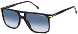 Lunettes de soleil - Carrera - CARRERA 366/S - OIT (08) BLACK RED GOLD // DARK BLUE GRADIENT