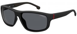 Sunglasses - Carrera - CARRERA 8038/S - 003 (M9) MATTE BLACK // GREY POLARIZED