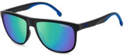 Sunglasses - Carrera - CARRERA 8059/S - D51 (Z0) BLACK BLUE // BLUE MULTILAYER