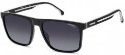 Sunglasses - Carrera - CARRERA 8064/S - 80S (9O) BLACK WHITE // DARK GREY GRADIENT
