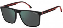 Sunglasses - Carrera - CARRERA 8064/S - OIT (Q3) BLACK RED // GREEN GREY MIRROR POLARIZED