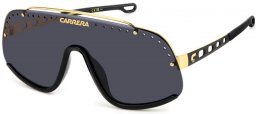 Sunglasses - Carrera - FLAGLAB 16 - 2M2 (2K) BLACK GOLD // GREY ANTIREFLECTION