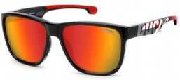 Sunglasses - Carrera - CARRERA DUCATI CARDUC 003/S - 807 (UZ) BLACK // RED MIRROR