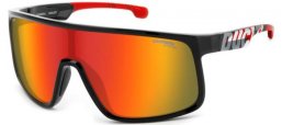 Sunglasses - Carrera - CARRERA DUCATI CARDUC 017/S - 807 (UZ) BLACK // RED MIRROR