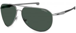 Sunglasses - Carrera - CARRERA DUCATI CARDUC 030/S - R80 (QT) MATTE DARK RUTHENIUM // GREEN