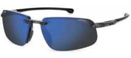 Lunettes de soleil - Carrera - CARRERA DUCATI CARDUC 043/S - R6S (XT) GREY BLACK // BLUE SKY MIRROR