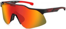 Sunglasses - Carrera - CARRERA DUCATI CARDUC 060/S - 003 (UZ) BLACK RED // RED MIRROR