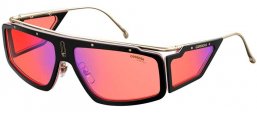 Lunettes de soleil - Carrera - CARRERA FACER - WR7 (UZ) BLACK HAVANA // RED MIRROR