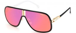 Lunettes de soleil - Carrera - FLAGLAB 11 - 3H2 (UZ) BLACK PINK // RED MIRROR