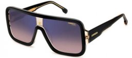 Sunglasses - Carrera - FLAGLAB 14 - 0WM (A8) BLACK BEIGE // BROWN GRADIENT BLUE MIRROR