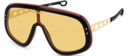 Gafas de Sol - Carrera - FLAGLAB 17 - OIT (HO) BLACK RED // YELLOW