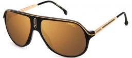 Sunglasses - Carrera - SAFARI65/N - 2M2 (YL) BLACK GOLD // GOLD MIRROR POLARIZED