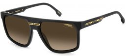 Sunglasses - Carrera - VICTORY C 14/S - 003 (86) MATTE BLACK // BLACK BROWN GRADIENT GREEN ANTIREFLECTION