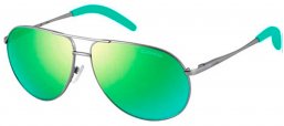 Gafas Junior - Carrera Junior - CARRERINO 11 - R81 (Z9) MATTE RUTHENIUM // MULTILAYER GREEN