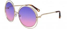 Sunglasses - Chloé - CE114SD CARLINA - 861 GOLD // VIOLET FUCHSIA GRADIENT