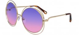 Gafas de Sol - Chloé - CE114SD CARLINA - 861 GOLD // VIOLET FUCHSIA GRADIENT