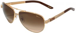 Lunettes de soleil - Chopard - SCHB24S - 0R26 SHINY GOLD // BROWN GRADIENT