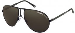 Sunglasses - Carrera - CARRERA 1 - PDE (NR) STEEL MATTE BLACK // BROWN GREY