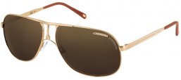 Sunglasses - Carrera - CARRERA 2 - 81D (EC) LIGHT GOLD METAL SHINY // BROWN