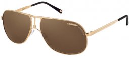 Lunettes de soleil - Carrera - CARRERA 2 - 81D (SP) LIGHT GOLD METAL SHINY // BRONZE POLARIZED