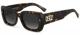 Gafas de Sol - Dsquared2 - D2 0061/S - 086 (9O) DARK HAVANA // DARK GREY GRADIENT