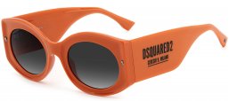 Gafas de Sol - Dsquared2 - D2 0071/S - L7Q (9O) ORANGE // DARK GREY GRADIENT