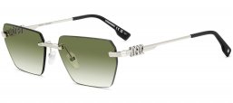 Gafas de Sol - Dsquared2 - D2 0102/S - 010 (9K) PALLADIUM // GREEN GRADIENT