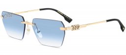 Gafas de Sol - Dsquared2 - D2 0102/S - LKS (ST) GOLD BLUE // AZURE GRADIENT