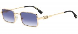 Gafas de Sol - Dsquared2 - D2 0104/S - LKS (08) GOLD BLUE // DARK BLUE GRADIENT
