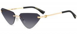 Gafas de Sol - Dsquared2 - D2 0108/S - RHL (9O) GOLD BLACK // DARK GREY GRADIENT