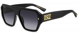 Gafas de Sol - Dsquared2 - D2 0128/S - 807 (9O) BLACK // DARK GREY GRADIENT