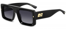 Gafas de Sol - Dsquared2 - D2 0141/S - 807 (9O) BLACK // DARK GREY GRADIENT