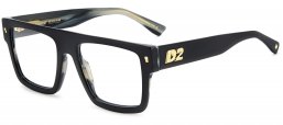 Monturas - Dsquared2 - D2 0147 - 37N BLACK HORN