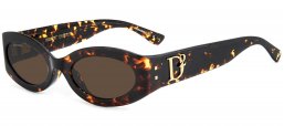 Gafas de Sol - Dsquared2 - D2 0150/G/S - 086 (70) DARK HAVANA // BROWN