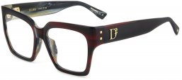 Monturas - Dsquared2 - D2 0151/G - K4G BURGUNDY HORN