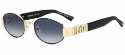 Gafas de Sol - Dsquared2 - D2 0155/S - 0NZ (08) MATTE GOLD // DARK BLUE GRADIENT